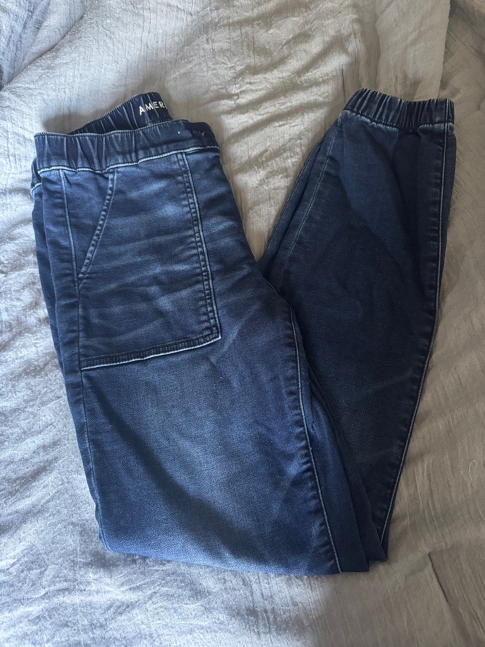 American Eagle Blue Womens’ Jogger Jeans sz 10